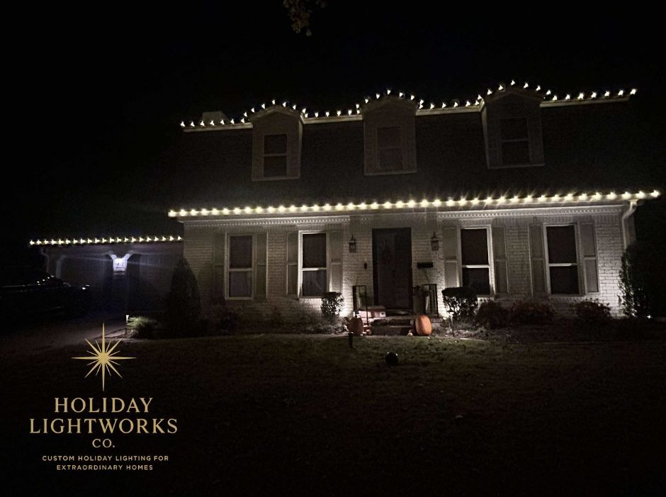 Holiday lighting installation Central Arkansas